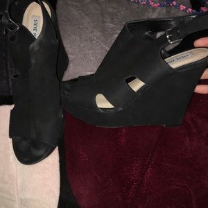 Black wedges Steve Madden